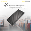 Nærbilde av USB-C og USB-A porter på Powerbank NB 10000 mAh karbon USB-C PD QC 3.0 - Nitecore