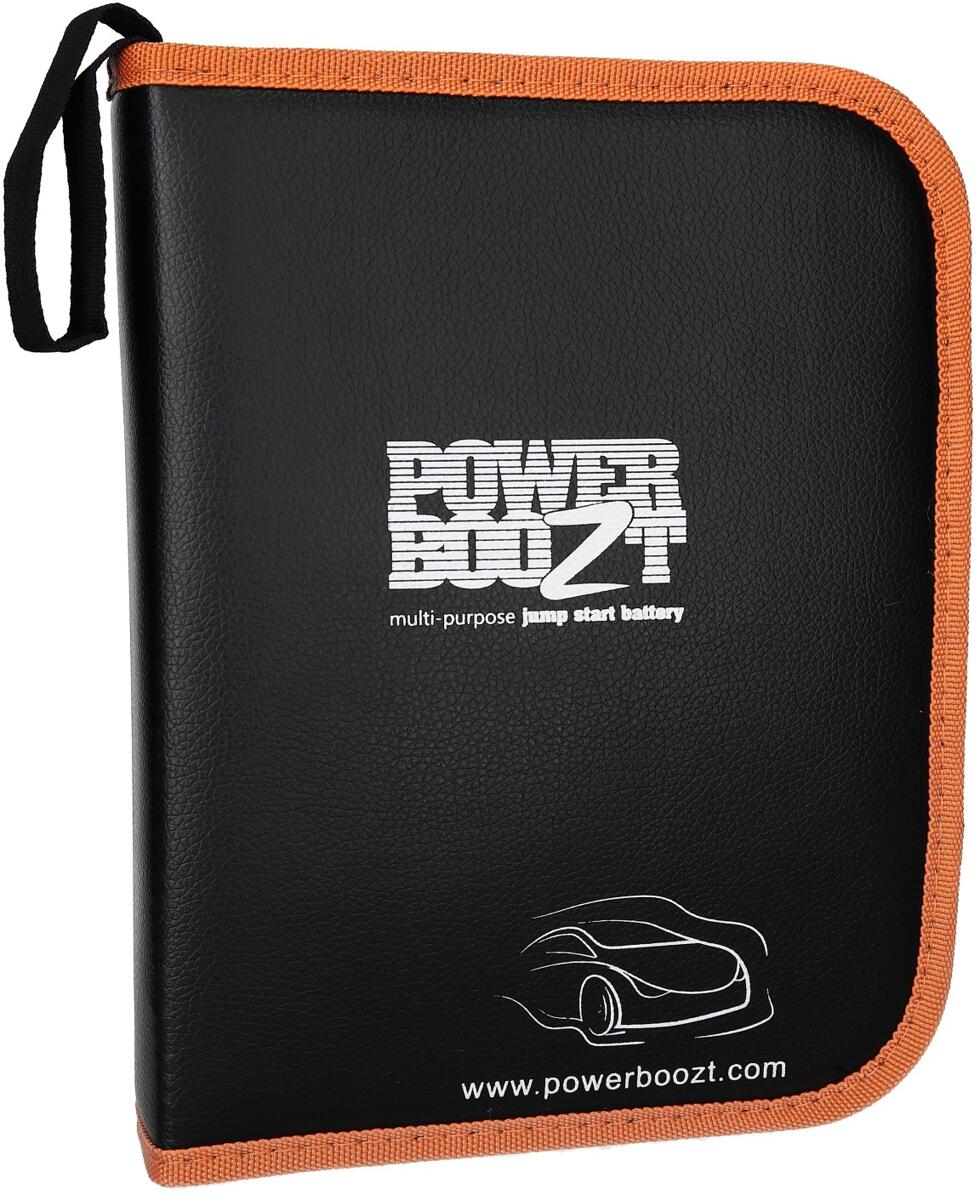Powerbank og startbooster 16000 mAh med lader - PowerBoozt montert