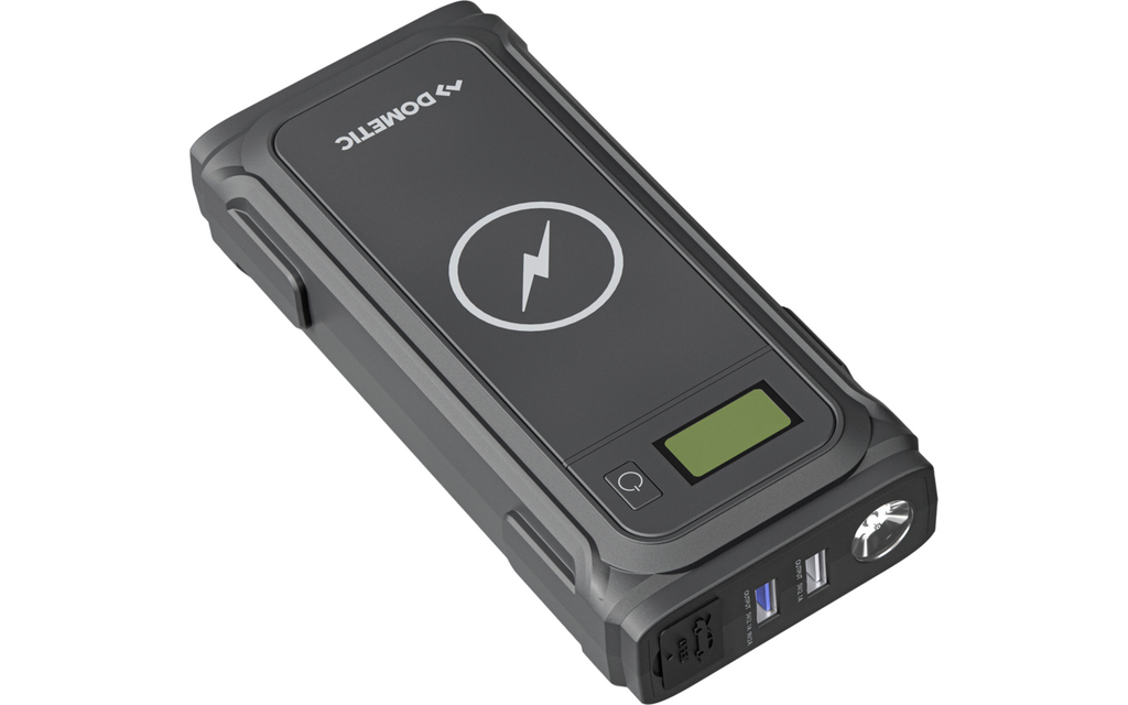 Powerbank med starthjelpfunksjon PJS1000 nærbilde av ladeporter