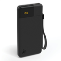 Powerbank Powerbird B10 10000 mAh 20 W LCD svart forfra