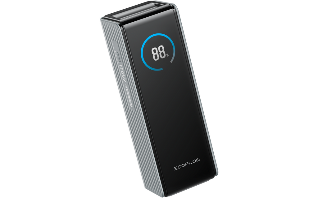 Powerbank Rapid 25K USB-C 25000 mAh 170 W sølv bakside