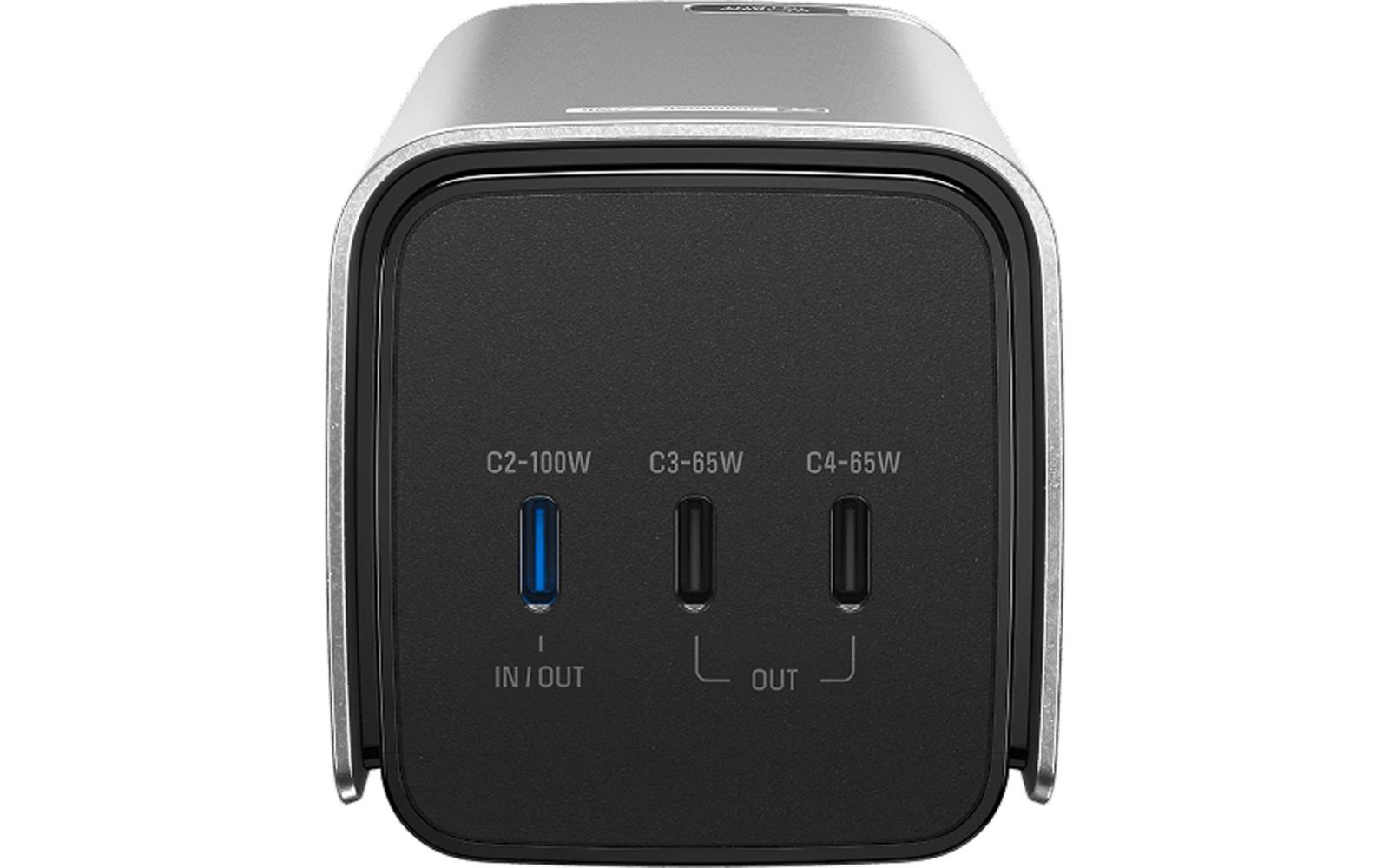 Detalj av USB-C port på Powerbank USB-C Rapid Pro 20000 mAh 230 W hurtiglading