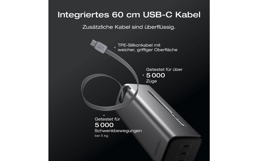 Powerbank USB-C Rapid Pro 20000 mAh 230 W hurtiglading og tilbehør