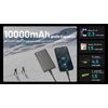 Powerbank Summit 10000 mAh karbonhus IPX5 USB-A port detalj