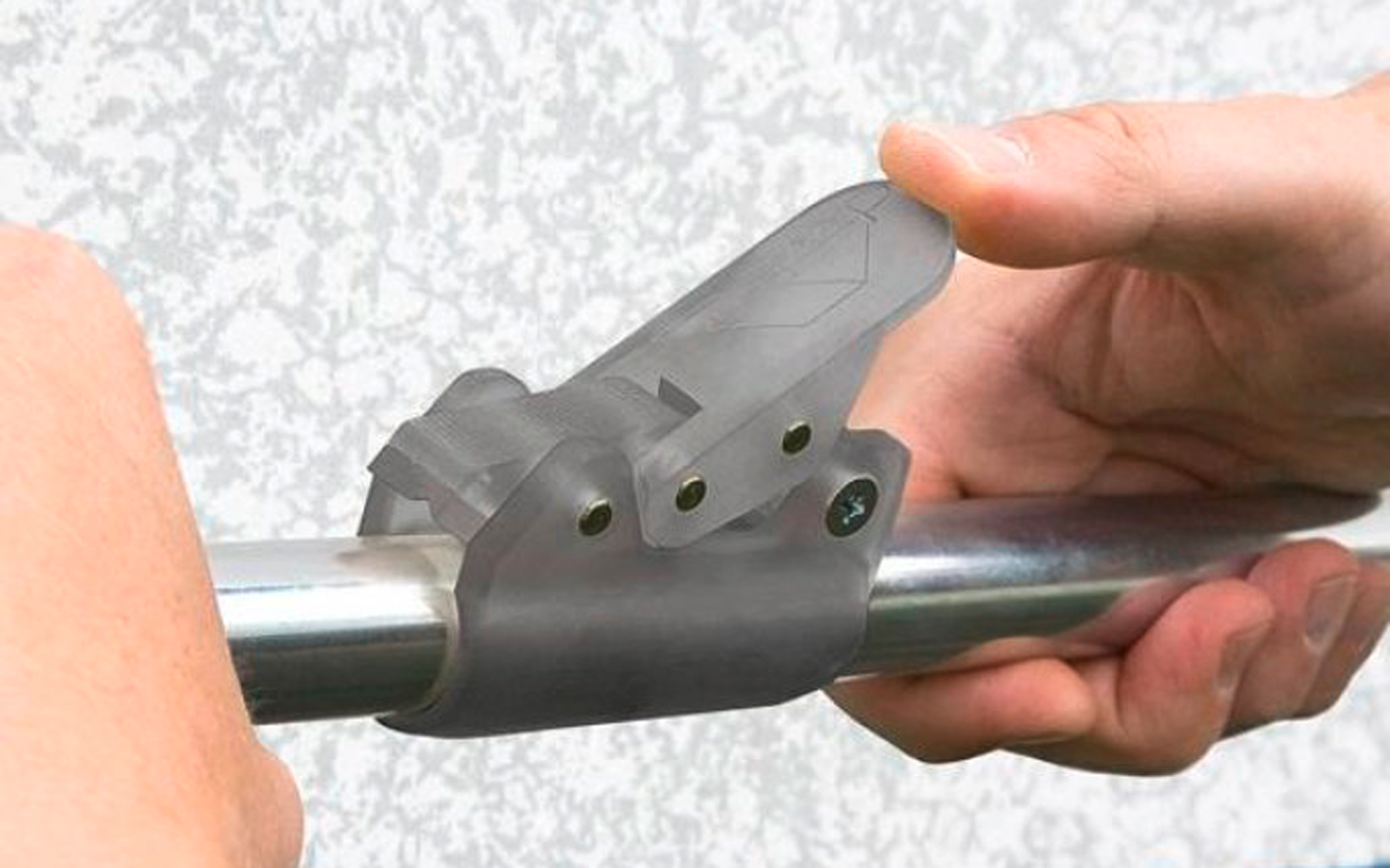 PowerGrip låseelement for teltstenger 19-22 mm forfra