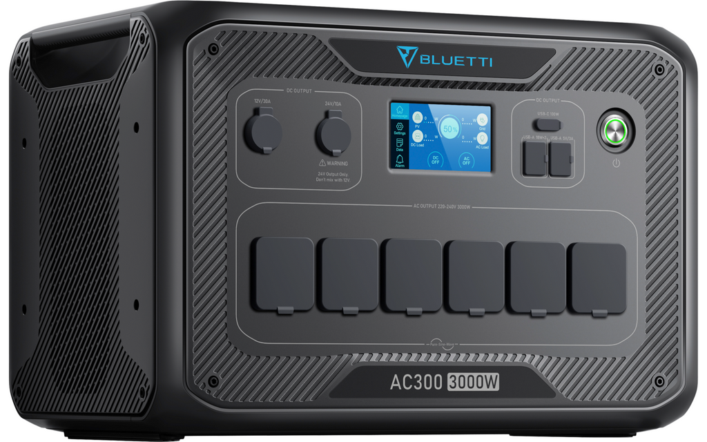 Powerstation AC300 basismodul 3000 W ren sinusbølge Bluetti app-styring