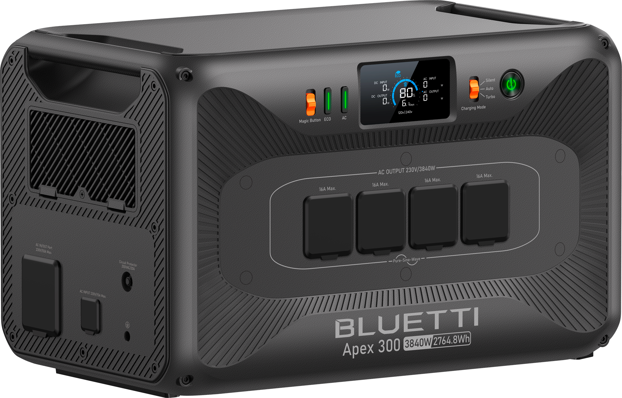 Powerstation Apex 300 med UPS-funksjon forfra