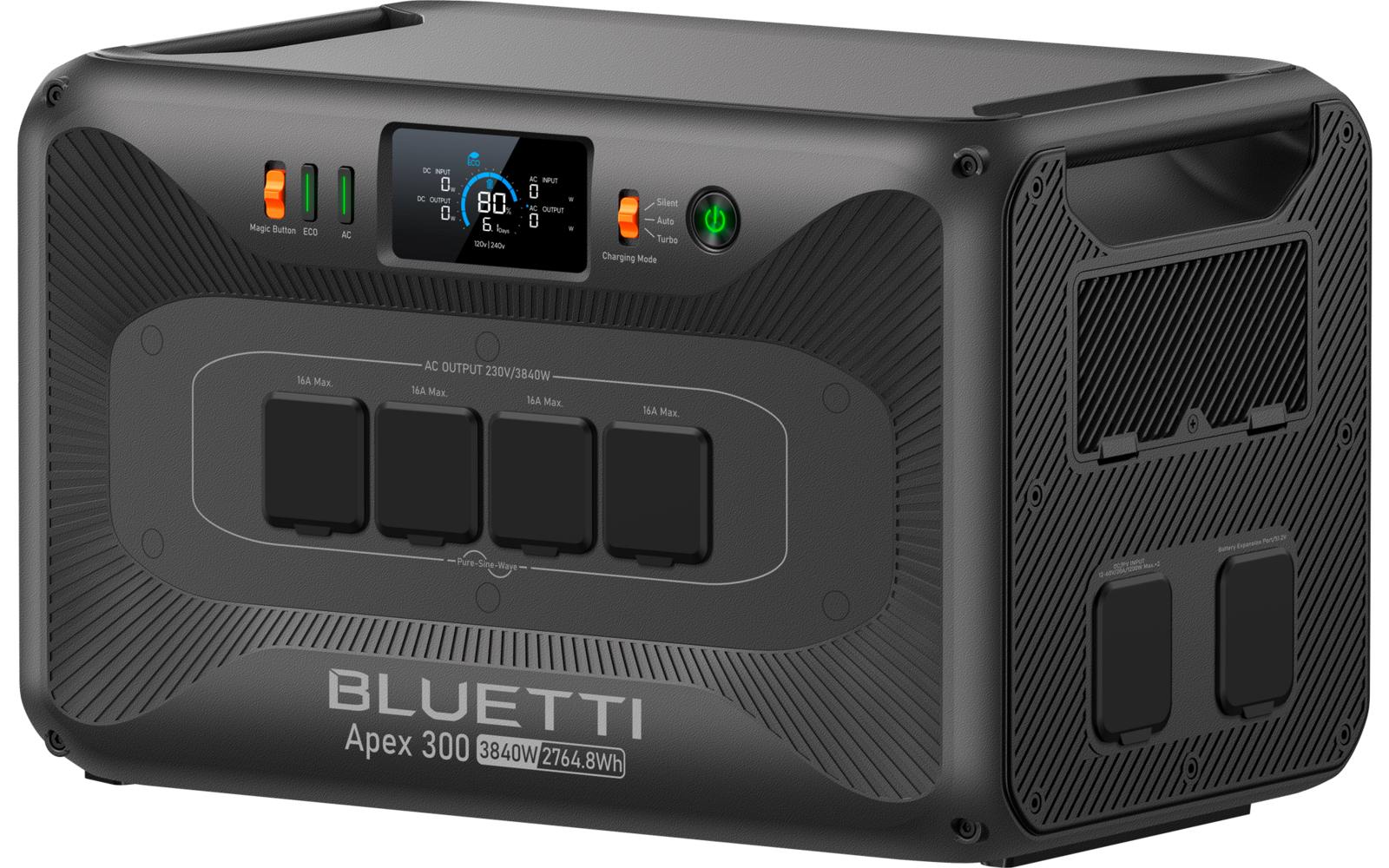 Powerstation Apex 300 med UPS-funksjon montert i bruk
