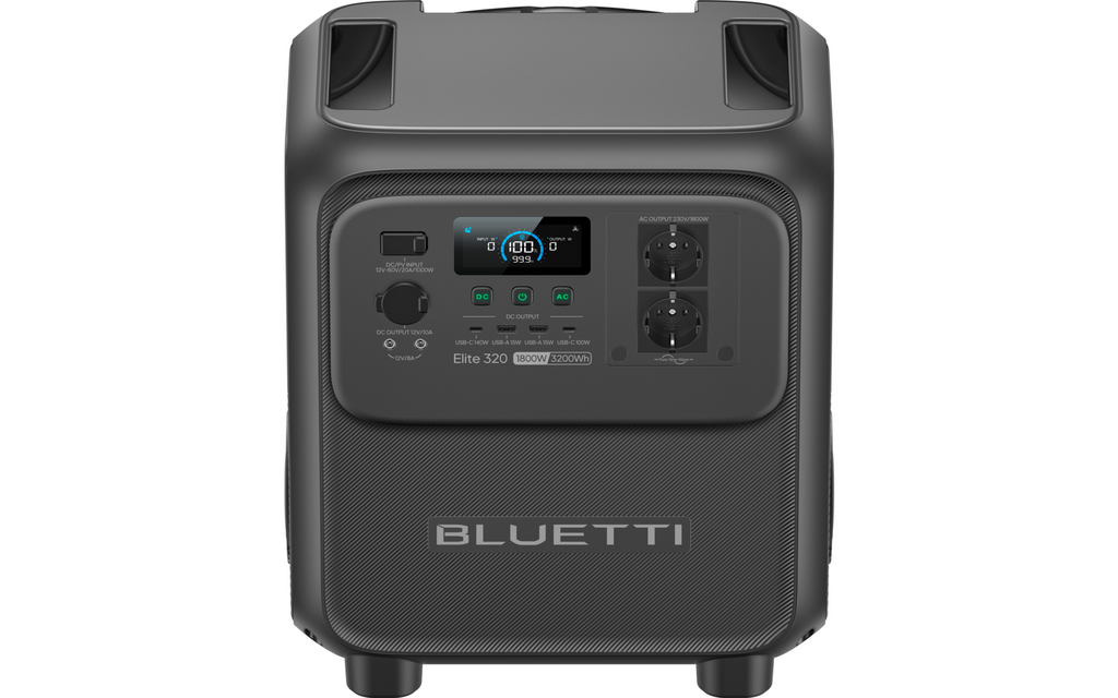 Powerstation Elite 320 montert på campingplass