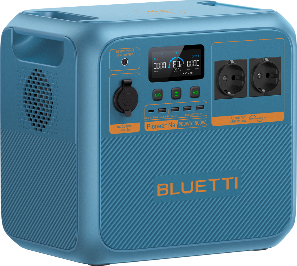Powerstation Pioneer Na med natriumionebatteri forfra
