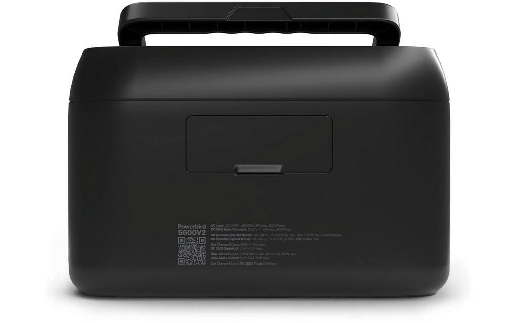 Powerstation S600V2 detalj av LCD-display