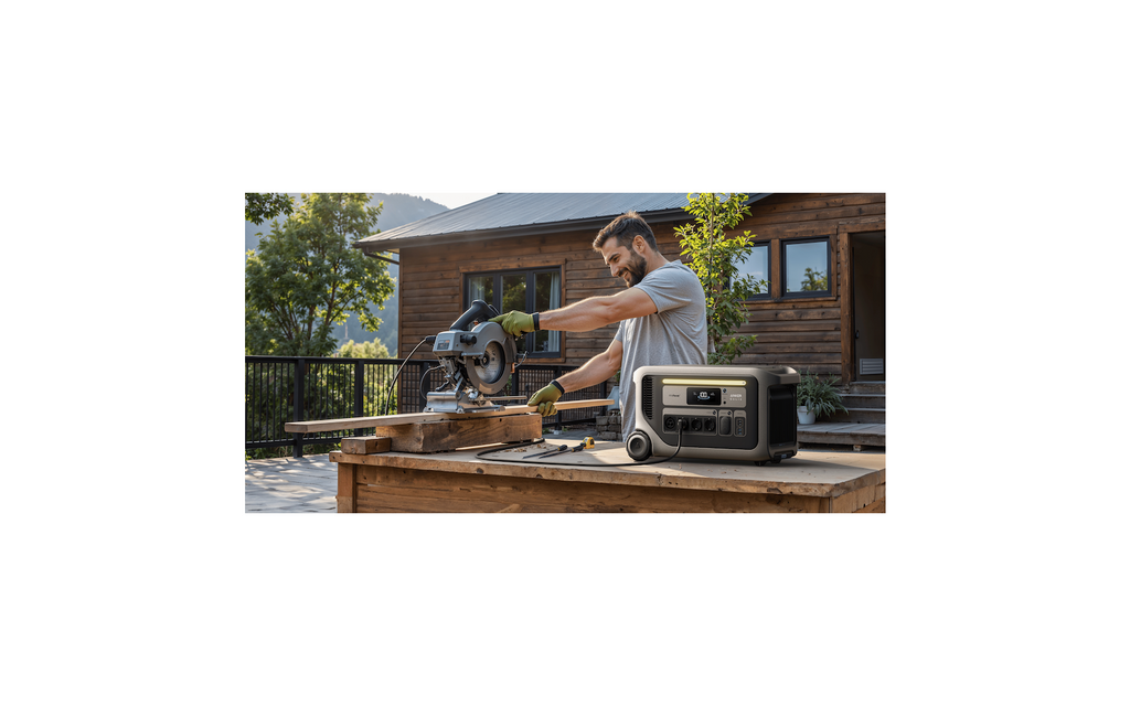 Powerstation Solix F3000 3072 Wh 3600 W med 2400 W solinngang - Anker