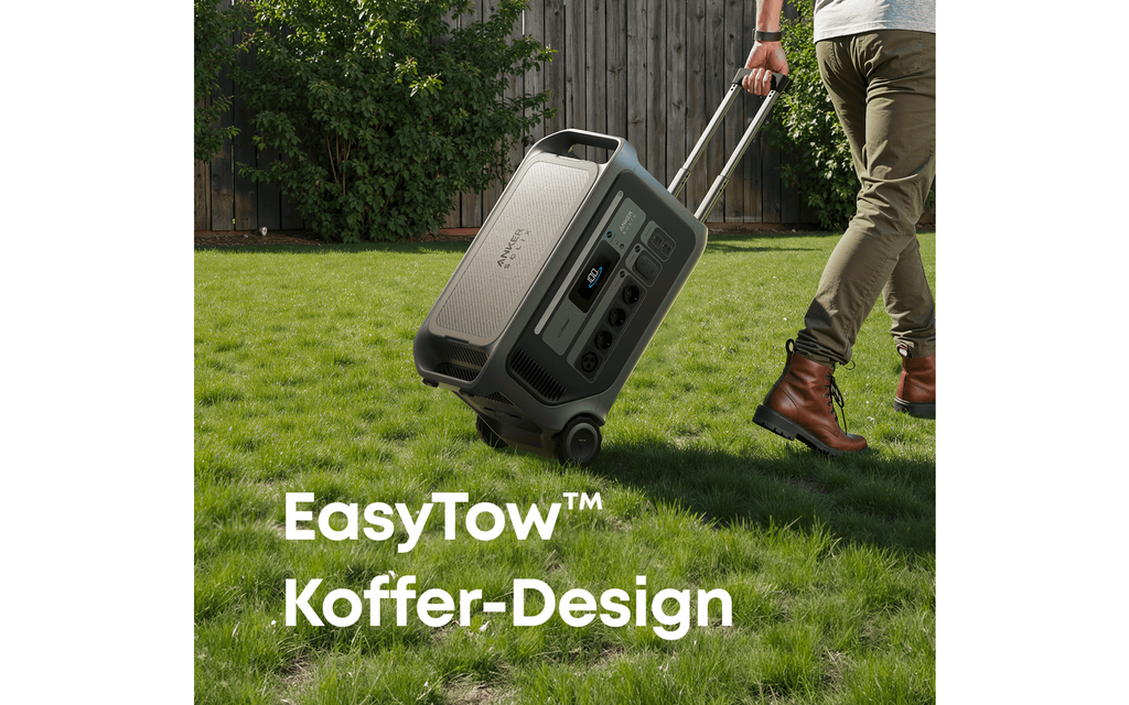 Detalj av Powerstation Solix F3000 3072 Wh 3600 W kontrollpanel