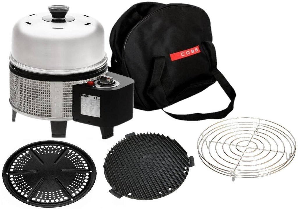 Premier Gas Deluxe 2.0 patrongrill m/grillplate og bag 5 kg forfra