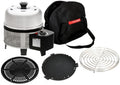 Premier Gas Deluxe 2.0 patrongrill m/grillplate og bag 5 kg forfra