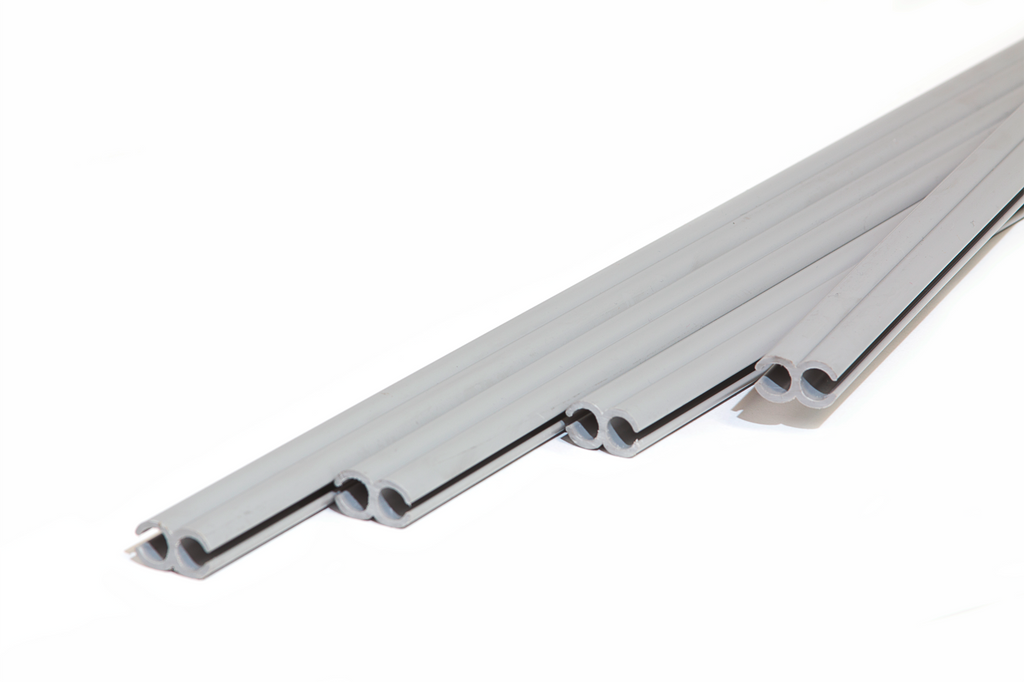 Privacy Rail Kit 4 skinner à 100 cm for Organizer i Privacy Room forfra