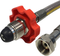 Propan Easy-Fit stålslange 0,45 m for POL-tilkobling Gaslow