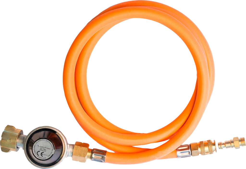 Forfra av Propangass tilkoblingssett for 5/11 kg gassflaske 160 cm - Skotti