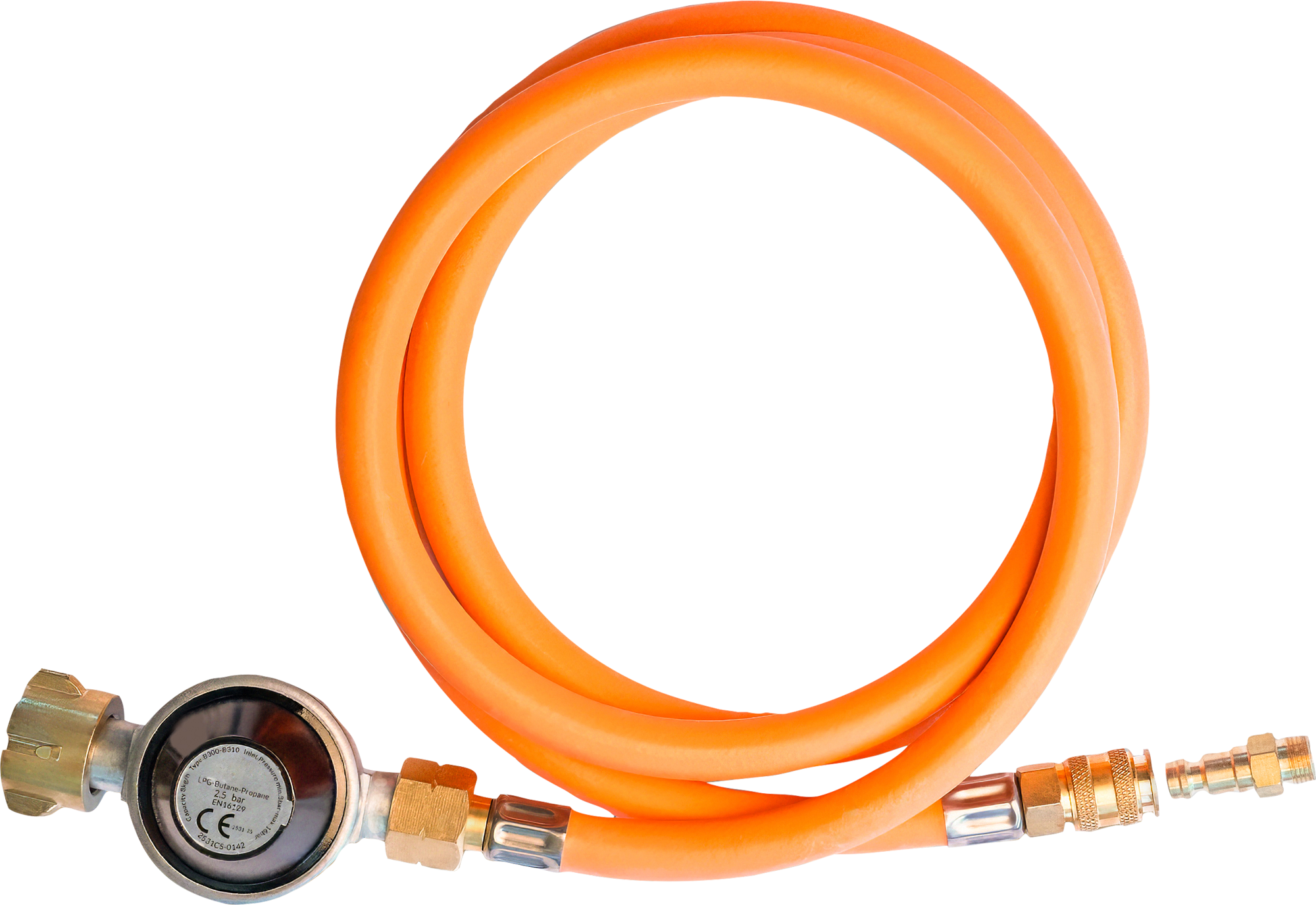 Forfra av Propangass tilkoblingssett for 5/11 kg gassflaske 160 cm - Skotti