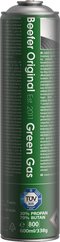 Propangasspatron 600 ml for Beefer One forfra