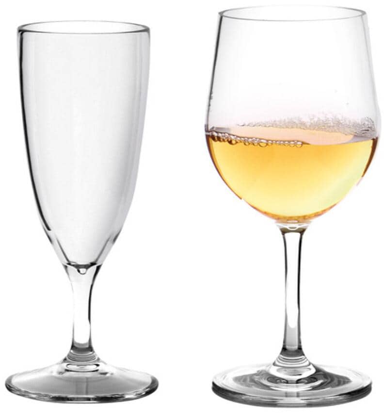 Provence glass i polykarbonat, 2-pakning - Camp4 sett med to glass