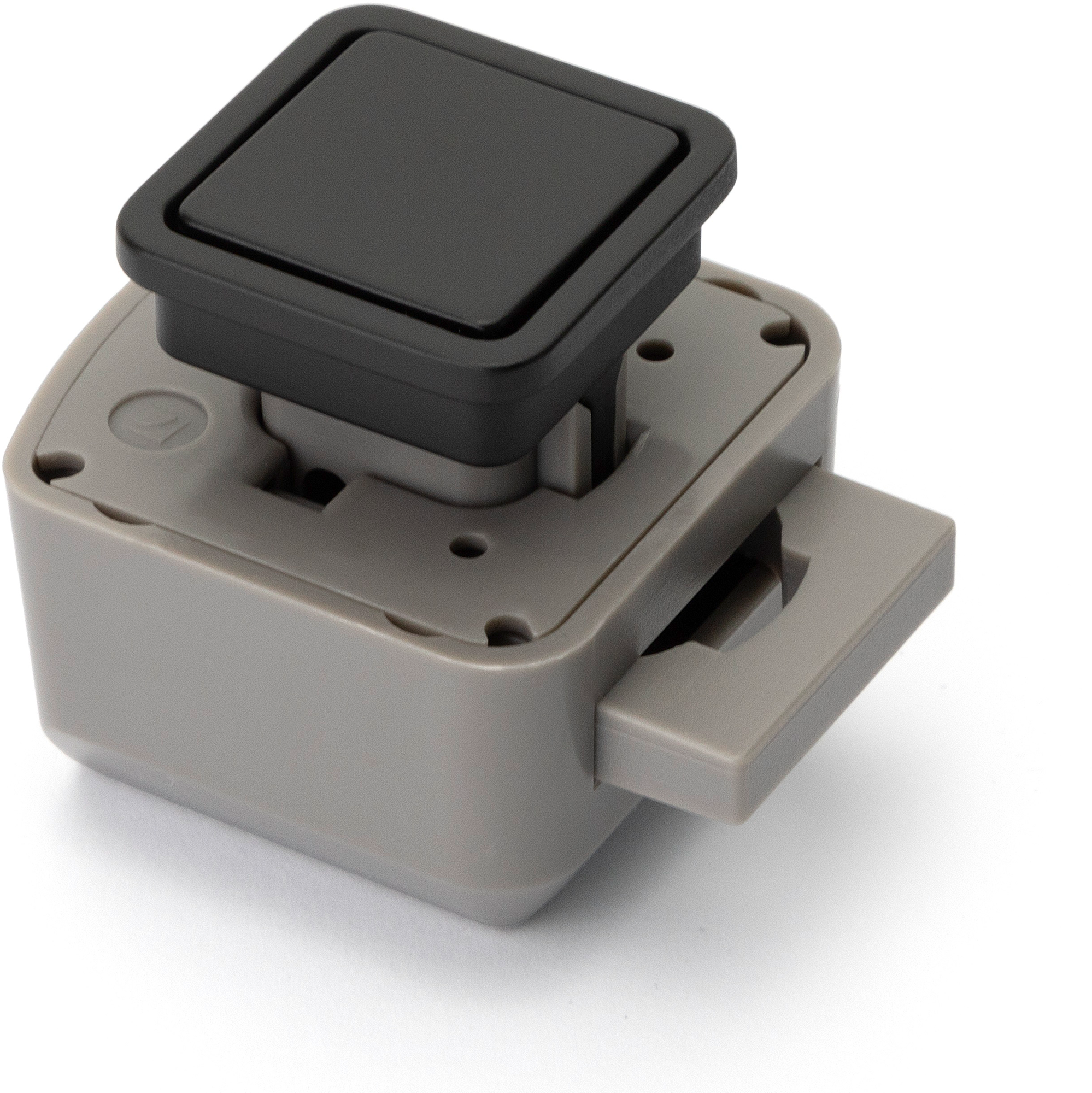 Push Lock låssystem R-EVOLUTION CV svart - Confurn forfra