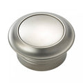 PushLock trykkknapp forniklet med rosett 16 mm - Lilie forfra