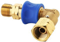 Quick Release hurtigkobling 2-delt 90° for gassslange 100 g - Cadac forfra