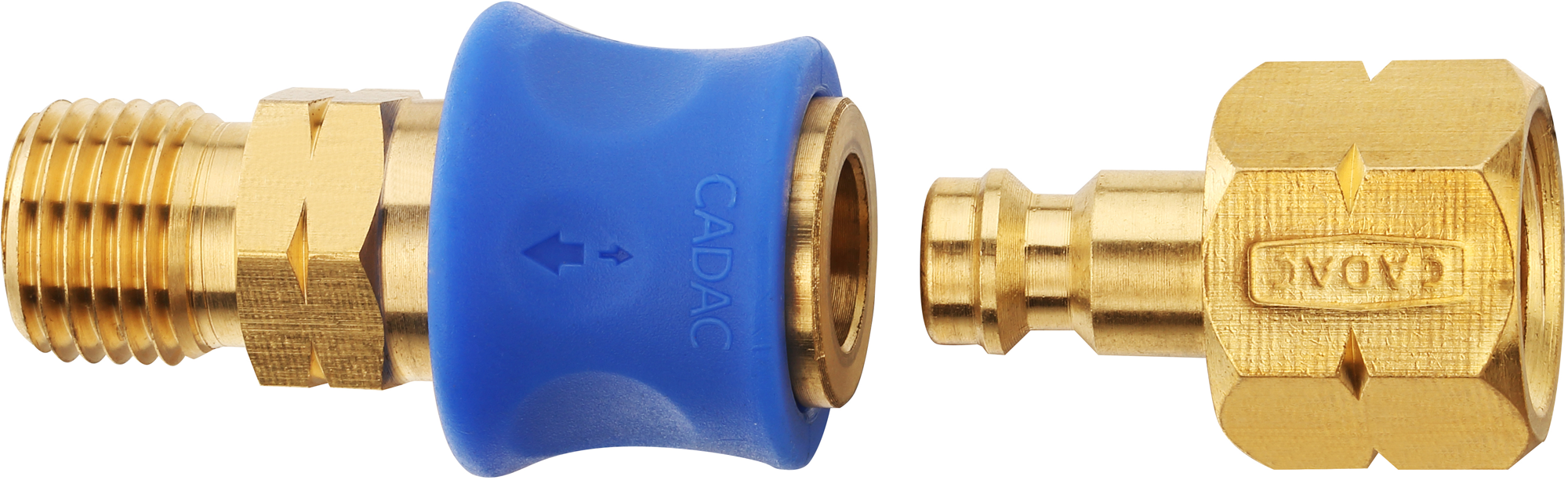 Quick Release hurtigkobling for gassgrill-slange 1/4" LH BSP - Cadac for rask frakobling