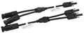 QuickClip 4 adapter 2-i-1 Y-kobling maks 30A fra Phaesun for solcellepanel