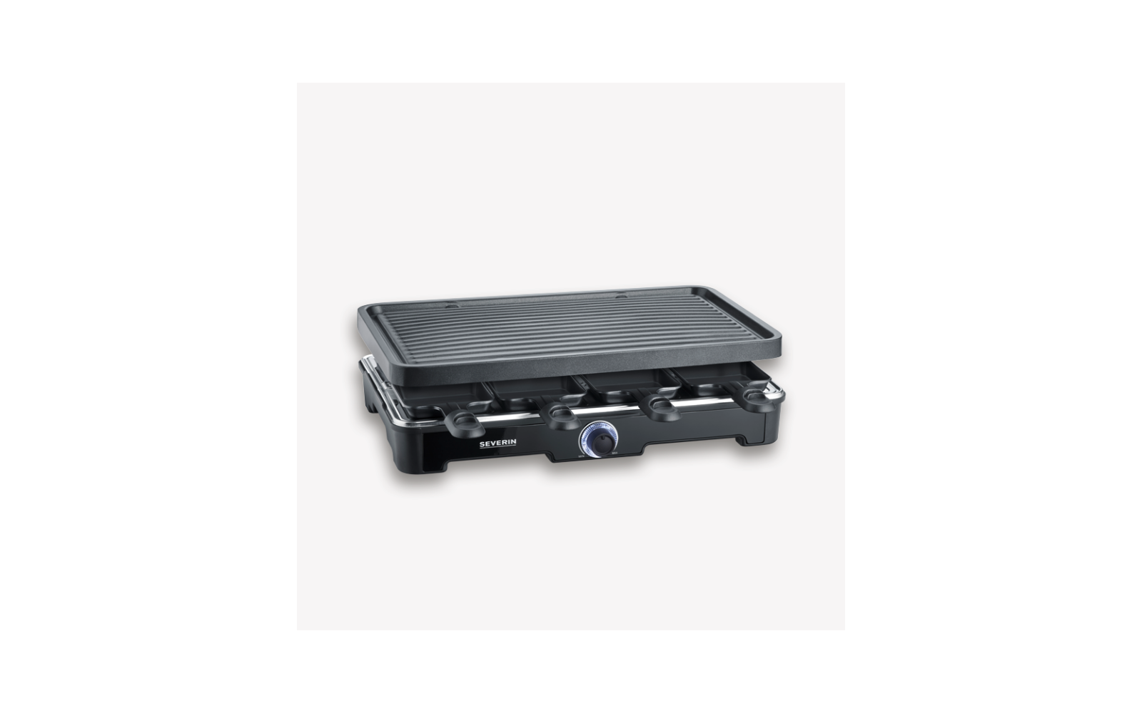 Raclette grill RG 9670 1400 W for 8 personer svart bakside