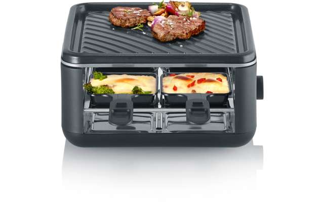 Raclettegrill RG 2360 Black Line Lite Mini bakside