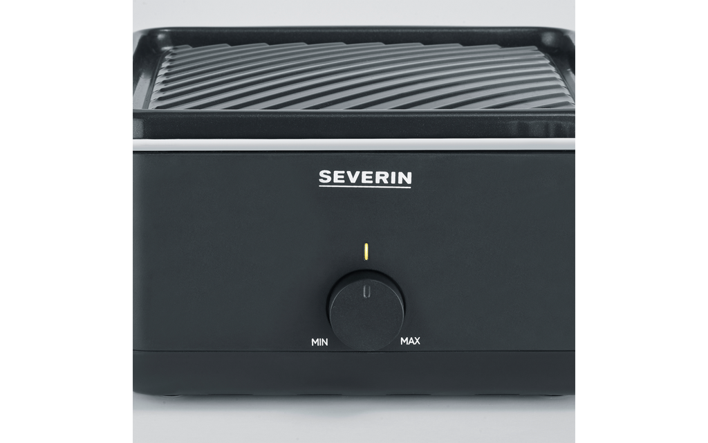 Detalj av keramisk grillflate på Raclettegrill RG 2360 Black Line Lite Mini