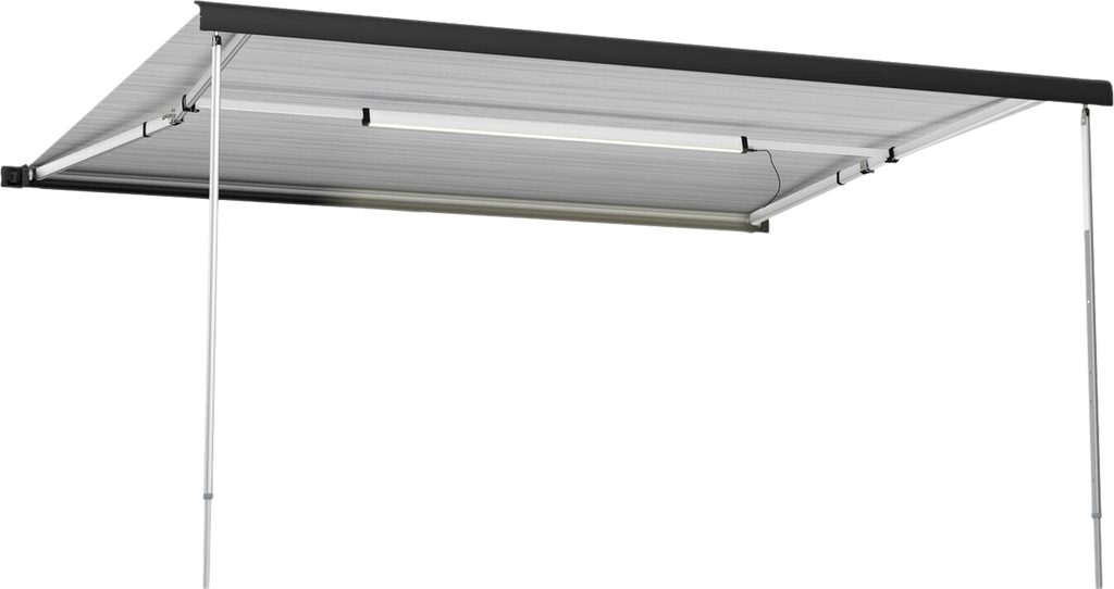 Rafter LED spennstang med LED-list for markise F40van forfra
