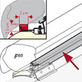 Rain Guard regntetning for markise F65/F65 S 450 cm fra Fiamma montert
