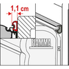 Detaljbilde av Rain Guard tetningslist for markise S 550 - Fiamma montert