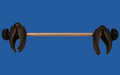 Rammeforbinder 30 cm med to holdearmer, galvanisert stål for sikker festing