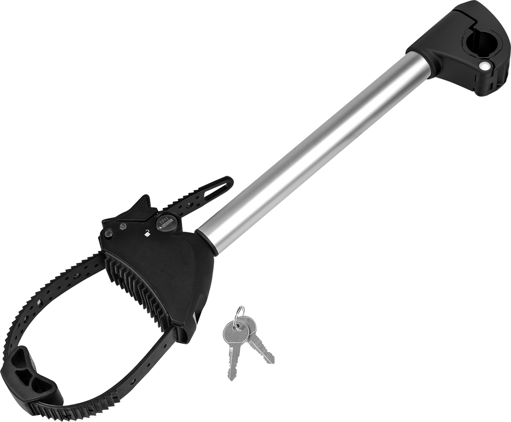 Rammeholder lang Ø 25+30 mm for sykkelstativ, 32 cm forfra