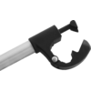 Rammeholder lang Ø 25+30 mm for sykkelstativ, 32 cm bakside
