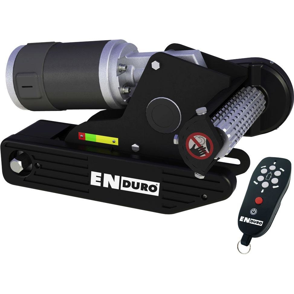 Rangeringshjelpemotor EM203 halvautomatisk 12V 1800 kg Enduro forfra