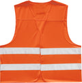 Refleksvest for barn oransje, 100 % polyester fra Petex foran