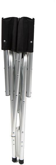 Regissørstol Pesaro aluminium 2,2 kg detalj av sammenleggbart sete