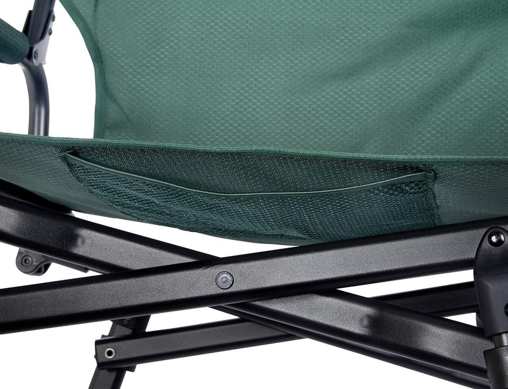 Nærbilde av stoff på Registol Lagom med koppholder resirkulert polyester