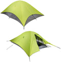 Regnbeskyttelse for Mosquito Dome 290 x 210 cm grønn - Cocoon forfra
