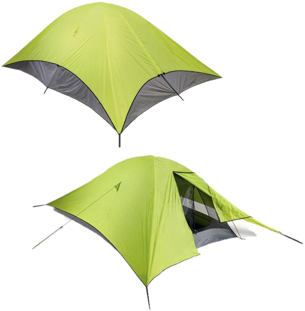 Regnbeskyttelse for Mosquito Dome 290 x 210 cm grønn - Cocoon forfra