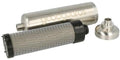 Reinguard aktivkullfilter i rustfritt stål 3/8" 200 mm forfra
