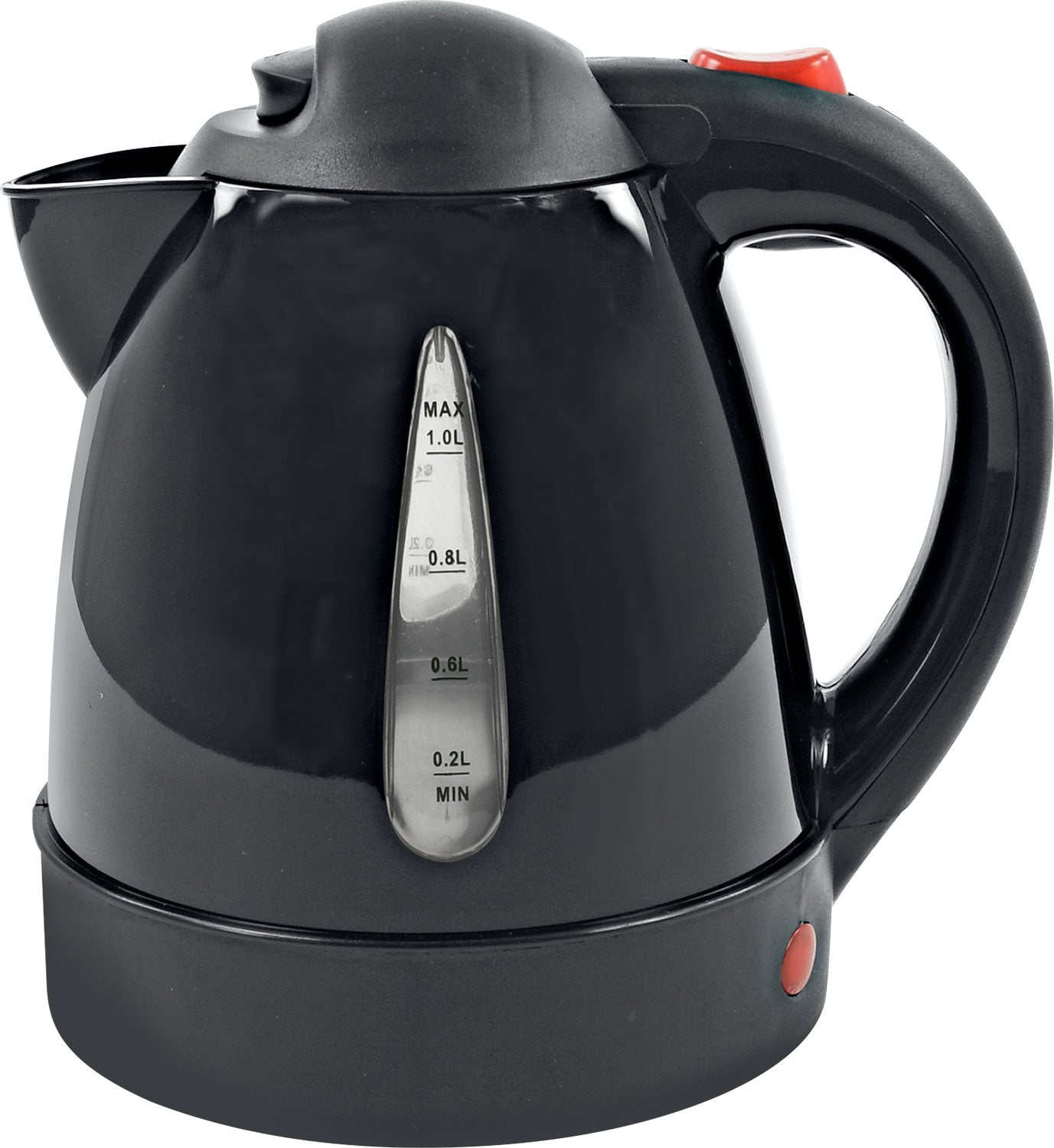 Reise-vannkoker 1 liter 12V 150W med automatisk avslåing - PAT forfra