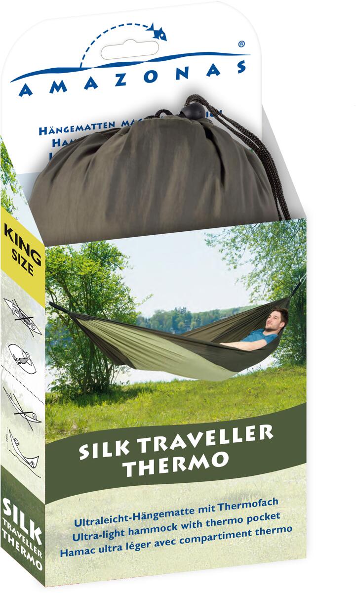 Nærbilde av stoffet på Reisehengekøye Silk Traveller Thermo 275x140 cm