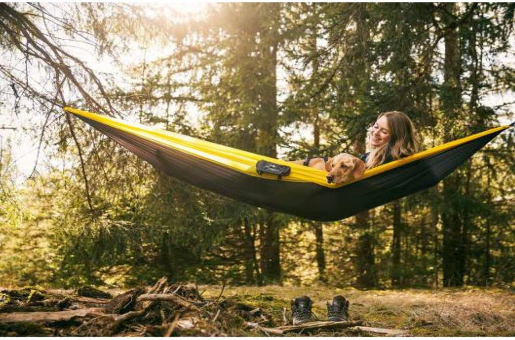 Reisehengekøye Adventure ripstop-nylon nærbilde av feste