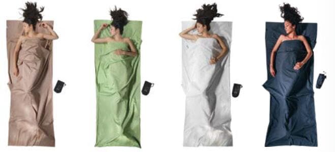 Reiselakenpose TravelSheet bomull 220x90 cm fra Cocoon, forfra